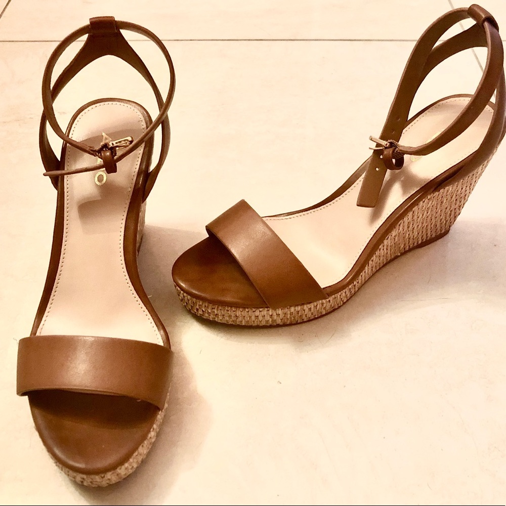 Aldo Tan Wedges